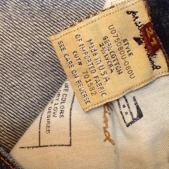 🦋 7FAM cut off shorts size 27 - Picture 4 of 4